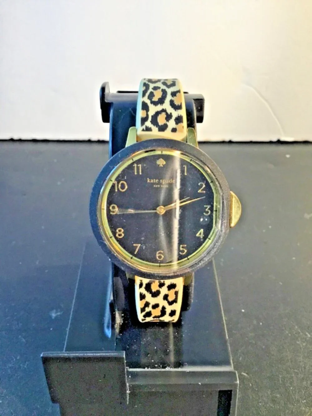 Kate Spade== New York PARK ROW== Ladies KSW1485== Leopard BAND== Quartz Watch